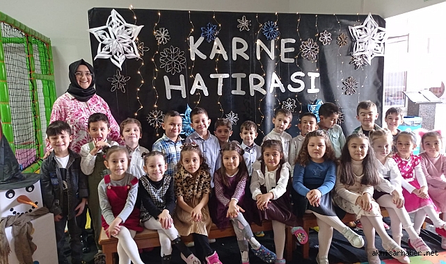 Zehra Muhittin Kavaklı Anaokulu'nda Karne Sevinci