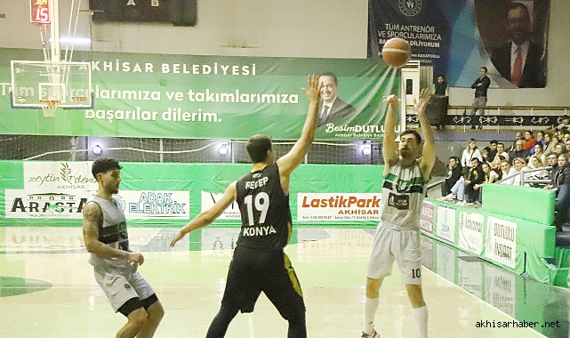 Akhisar Belediye Basketbol, Konya Büyükşehir Belediyespor'a Mağlup Oldu