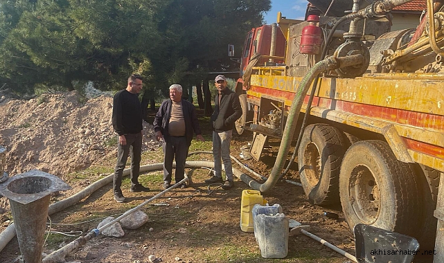 Akhisar Çanakçı Mahallesinde Sondaj Çalışmaları Başladı