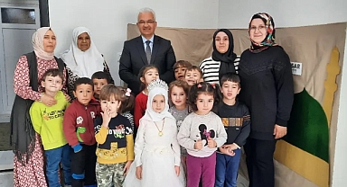 Akhisar'da Minik Esmanur'un Kur'an Sevinci