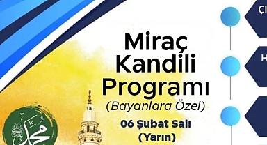 Akhisar Müftülüğü'nden Miraç Kandili'nde Kadınlara Özel Program
