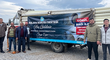 Akhisar ve Kırkağaç'a Büyükşehir'den Hayati Destek: 70 Bin Metre Sulama Borusu