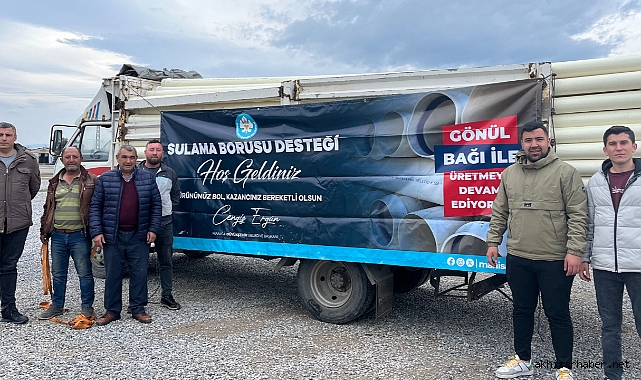 Akhisar ve Kırkağaç'a Büyükşehir'den Hayati Destek: 70 Bin Metre Sulama Borusu