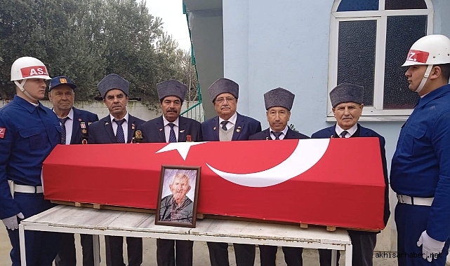 Akhisarlı Kore Gazisi Niyazi Kavalalıoğlu Son Yolculuğuna Uğurlandı