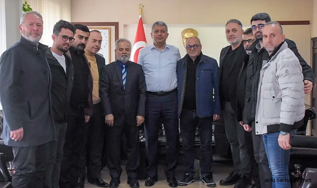 Akhisarspor Yönetimi, Kaymakam Murat Kütük'ü Ziyaret Etti