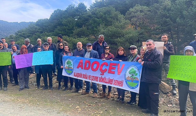 Alaşehir'de Antimon Madeni Aramasına Karşı Bilirkişi İncelemesi Gerçekleştirildi