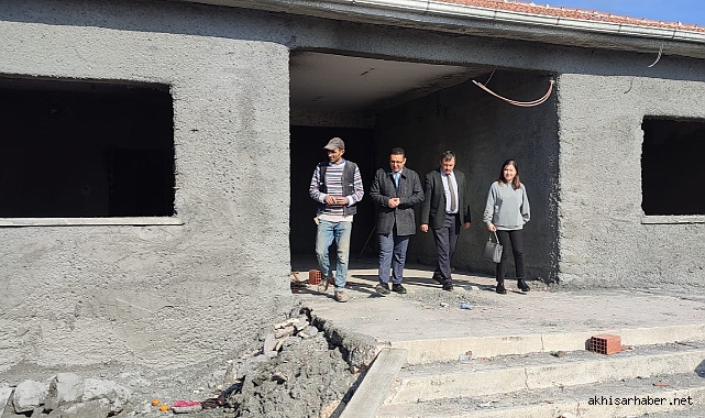 Beyoba İhsan Ünlü Ortaokulu'nda Devam Eden Güçlendirme Çalışmaları