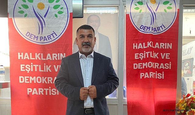 Dem Parti Akhisar'da Belediye Başkan Adayını Tanıttı: Tekin Kızıltaş ile Yeni Bir Sayfa