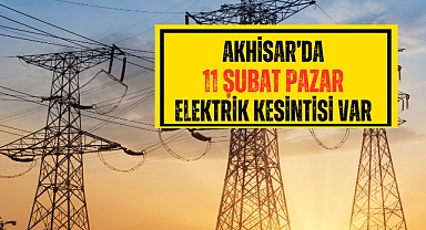 GDZ Elektrik Dağıtım Şirketi'nden Akhisar'da Elektrik Kesintisi Duyurusu