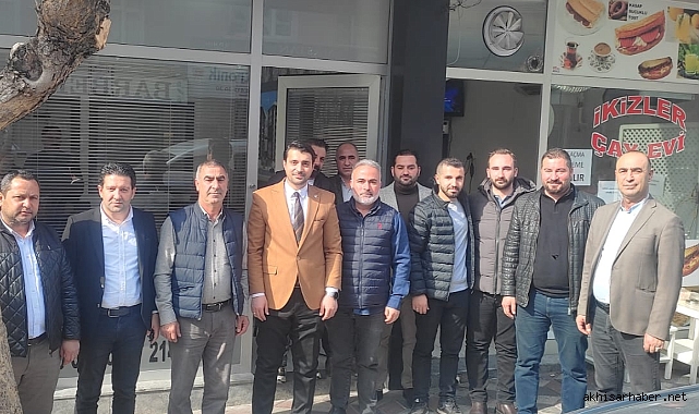 Hızır Şenol Akhisar Müteahhitler Derneğini ziyaret etti