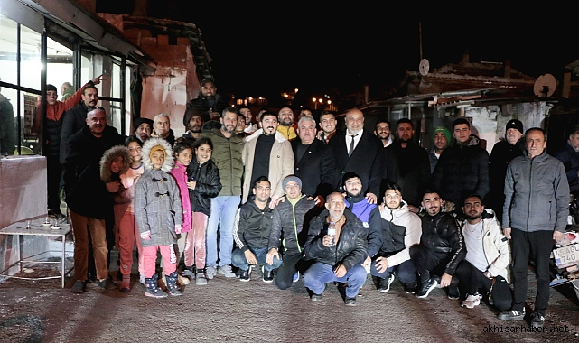 İYİ Partili Hüseyin Ali Doğan'a Hacıishak'tan coşkulu karşılama