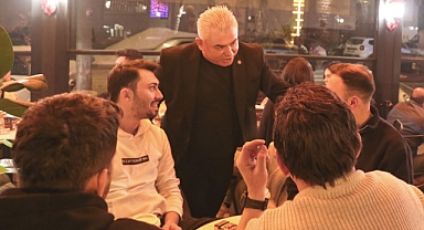 İYİ Partili Hüseyin Ali Doğan, gençleri ziyaret etti
