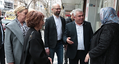 İYİ Partili Hüseyin Ali Doğan, Reşatbey Mahallesinde esnaf ve vatandaşla buluştu
