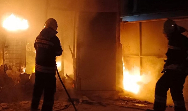 Manisa'da Prefabrik Ev Yangını Söndürüldü