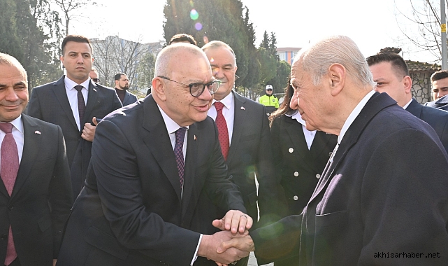 MHP Lideri Bahçeli Manisa'da