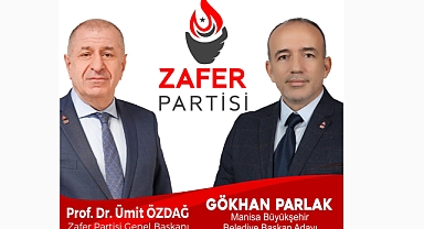 Zafer Partisi Manisa Büyükşehir Belediye Başkanı Adayı Gökhan Parlak oldu
