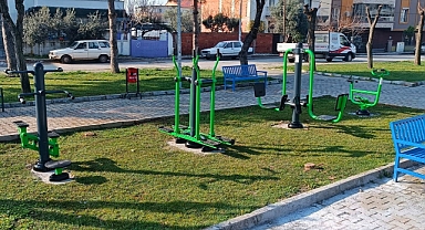 Akhisar Belediyesi'nden Efendi Mahallesi'ne Yeni Spor Aletleri