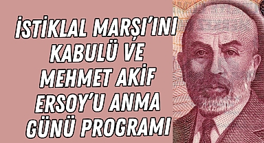 Akhisar'da İstiklal Marşı'nın 103. Yıl Dönümü ve Mehmet Akif Ersoy'u Anma Programı açıklandı