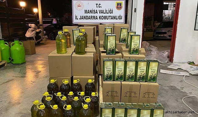 Akhisar'da Sahte Zeytinyağı ve Gübre Operasyonu: 800 Bin TL Değerinde Malzeme Ele Geçirildi