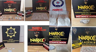 Akhisar ve 3 ilçede Narkotik Operasyonu: 11 Şüpheli Tutuklandı
