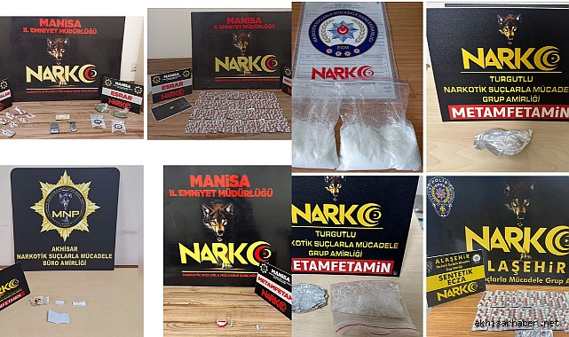 Akhisar ve 3 ilçede Narkotik Operasyonu: 11 Şüpheli Tutuklandı
