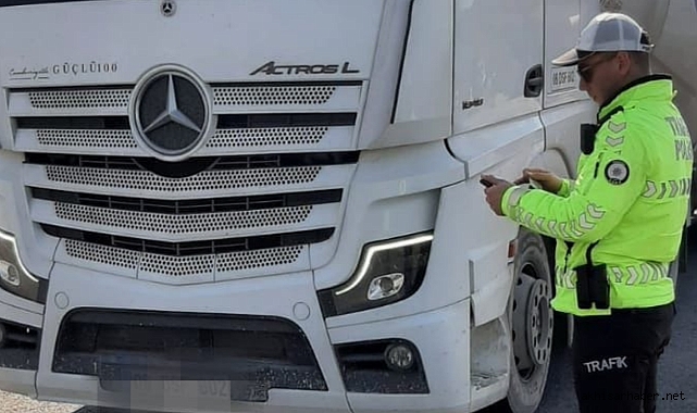 Akhisar ve 4 ilçede Yük Taşıyan Araçlara Yönelik Yoğun Denetim