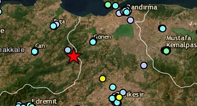 Çanakkale'nin Yenice İlçesinde 4.9 Büyüklüğünde Deprem