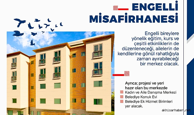 Dutlulu'dan Akhisar'a Engelli Misafirhanesi