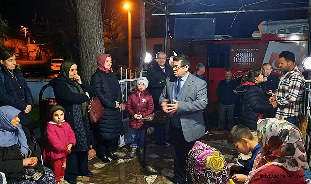Hüseyin Çelik, Medar, Kadıdağ Mahallesi'nde Seçmenle Buluştu