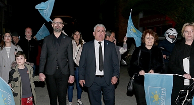 İYİ Partili Hüseyin Ali Doğan, Ballıca ve Dereköy'de davul zurnayla karşılandı