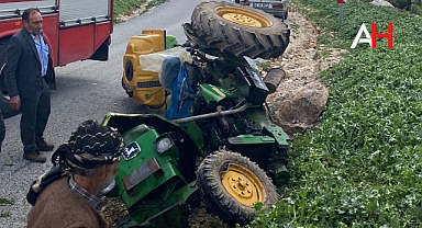Karasonya Yolunda Traktör Kazası: 1 Yaralı
