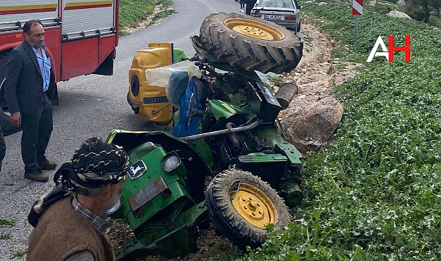 Karasonya Yolunda Traktör Kazası: 1 Yaralı
