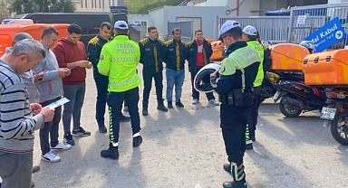 Manisa'da Motokuryelere Özel Trafik Eğitimi