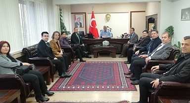 Manisa Mali Müşavirler Odası'ndan Kaymakam Murat Kütük'e Anlamlı Ziyaret