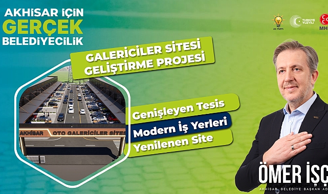 Ömer İşçi, Galerici Esnaflarına Müjde Verdi