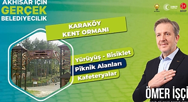 Ömer İşçi Karaköy Kent Ormanı Projesinin detaylarını açıkladı