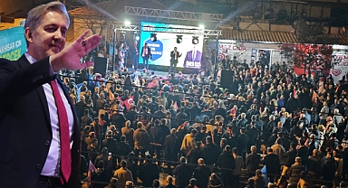 Ömer İşçi'nin Hacıishak Mitinginde Çoşkulu Kalabalık
