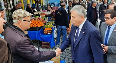 Özdağ ve Çelik'ten Pazarcı Esnafı ile Buluştu