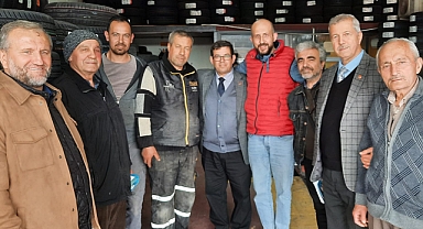 Saadet Partisi Akhisar Belediye Başkan Adayı Hüseyin Çelik Sanayi esnafı ile buluştu
