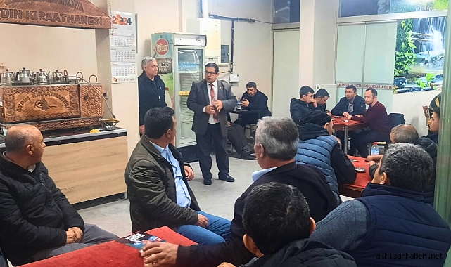 Saadet Partisi Başkan Adayı Hüseyin Çelik Gökçeahmet ve Efendi Mahallesi sakinleri ile buluştu