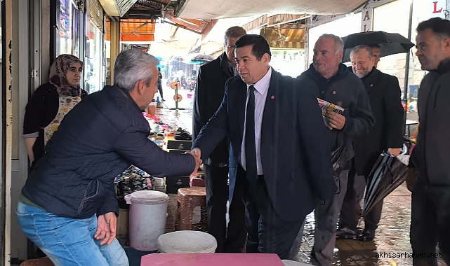 Saadet Partisi'nden Akhisar Merkez Çarşıya Ziyaret