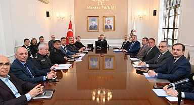 Vali Ünlü Başkanlığında Seçim Güvenliği Toplantısı Yapıldı