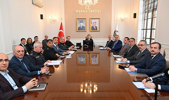 Vali Ünlü Başkanlığında Seçim Güvenliği Toplantısı Yapıldı
