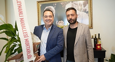 Akhisar Belediye Başkanı Besim Dutlulu, Süleymanlı Mahallesi Muhtarı ve Azalarını Ağırladı