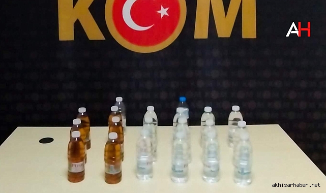 Akhisar'da İki İş Yeri ve Depoda Kaçak İçki Yakalandı