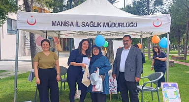 Akhisar'da Sağlık Ekiplerinden Farkındalık Çadırı