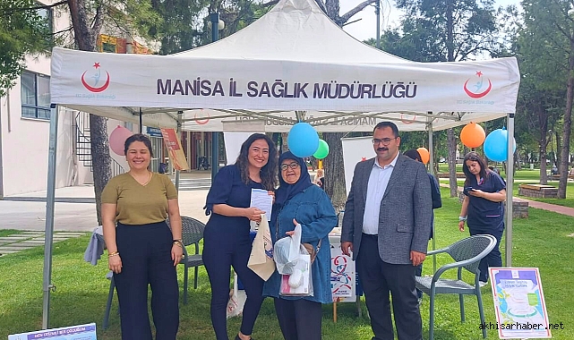 Akhisar'da Sağlık Ekiplerinden Farkındalık Çadırı