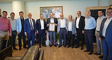 Akhisar Esnaf Odaları Başkanlarından, Başkan Dutlulu'ya ziyaret