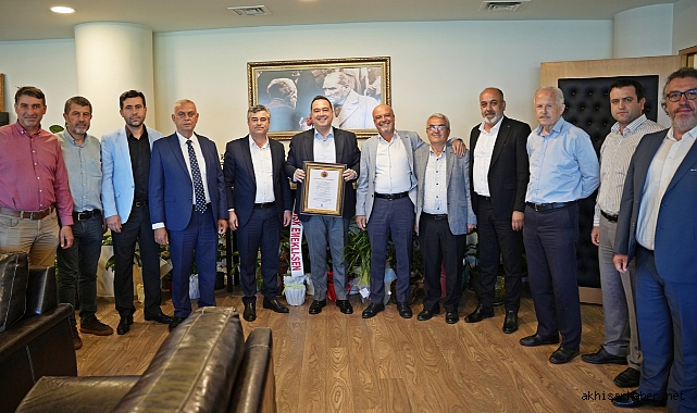 Akhisar Esnaf Odaları Başkanlarından, Başkan Dutlulu'ya ziyaret