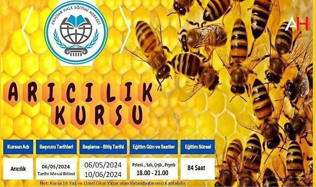Akhisar Halk Eğitim Merkezi'nden Arıcılık Kursu